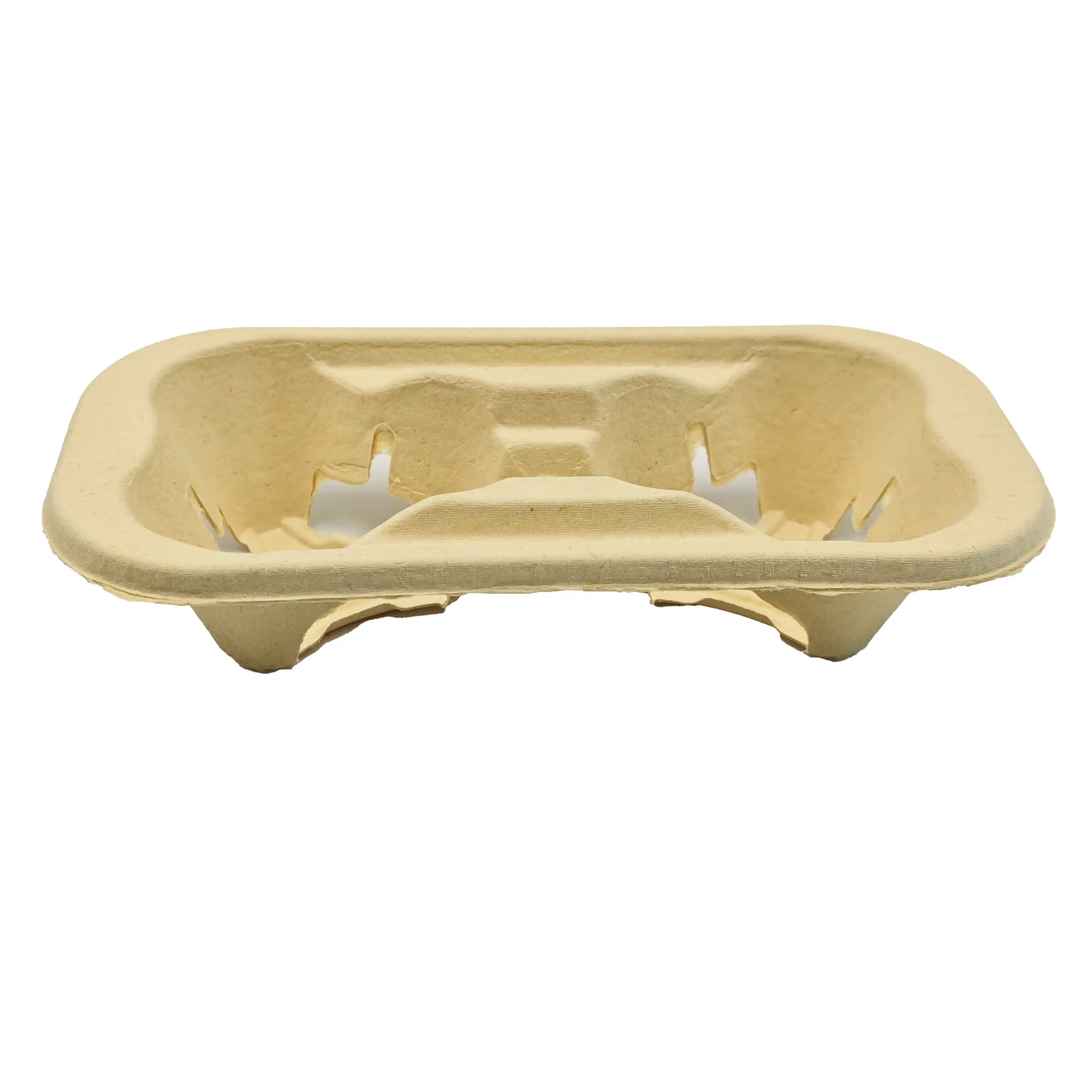 Bamboo Fiber 2 Cup Holder Tray