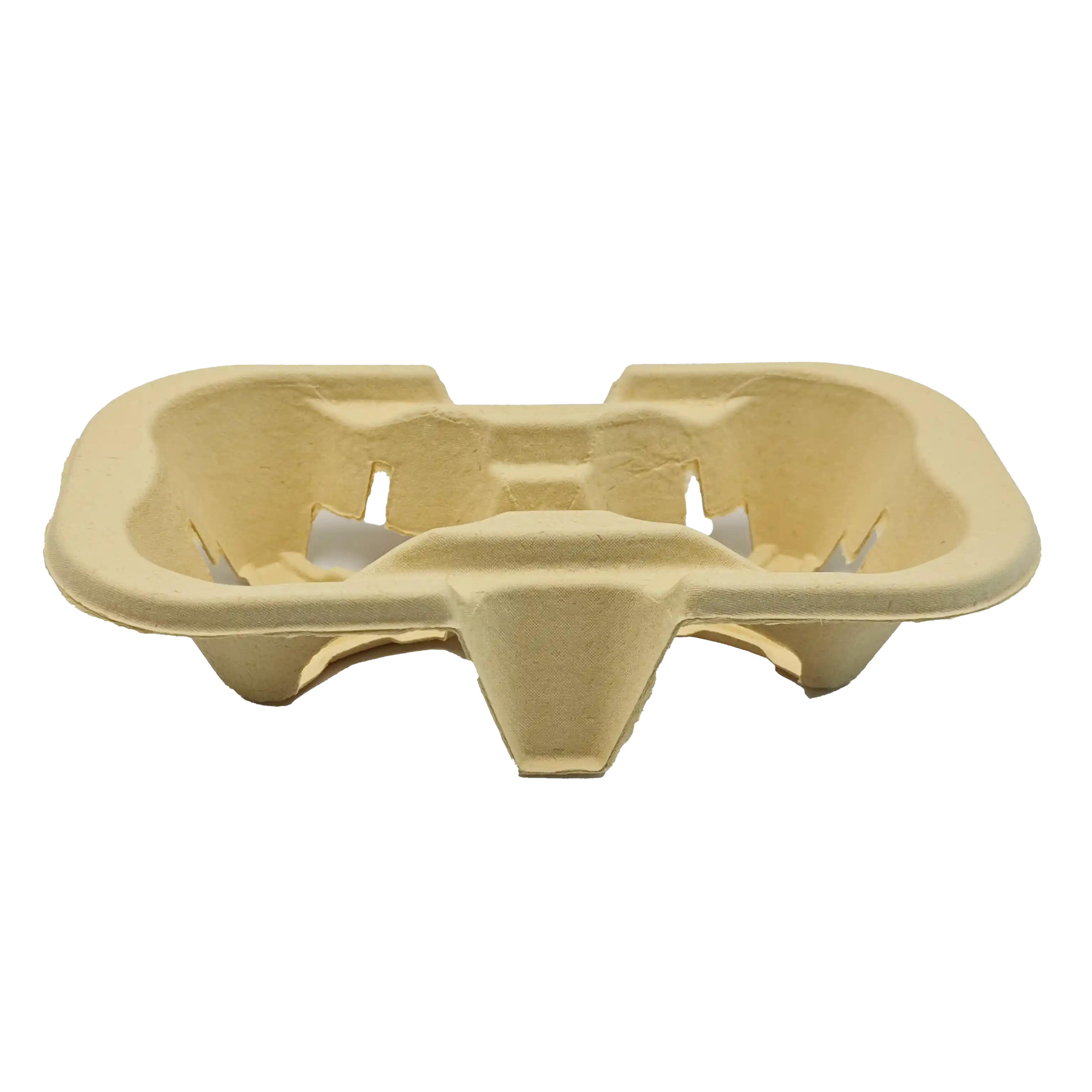 Bamboo Fiber 2 Cup Holder Tray - reinforced