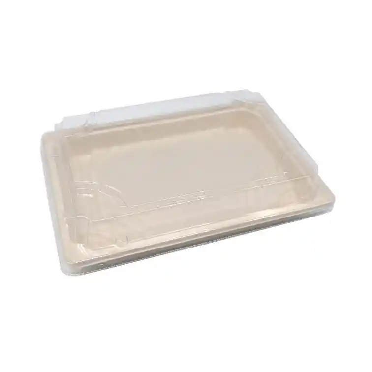 18.5x13cm Bamboo Fiber Disposable Sushi Tray